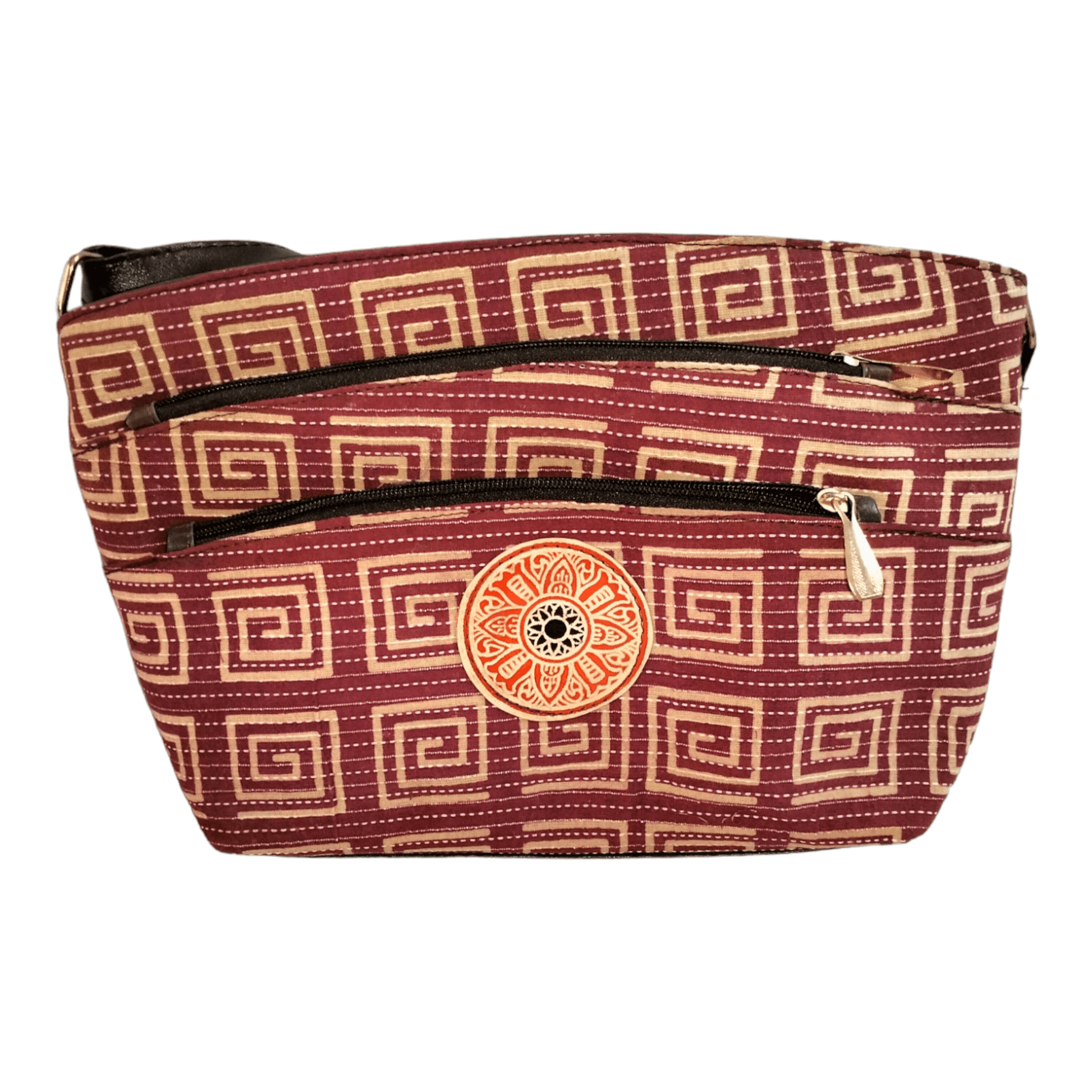 Stylish graceful traditional shantiniketan sling bag for women - AP BAG BHANDAR