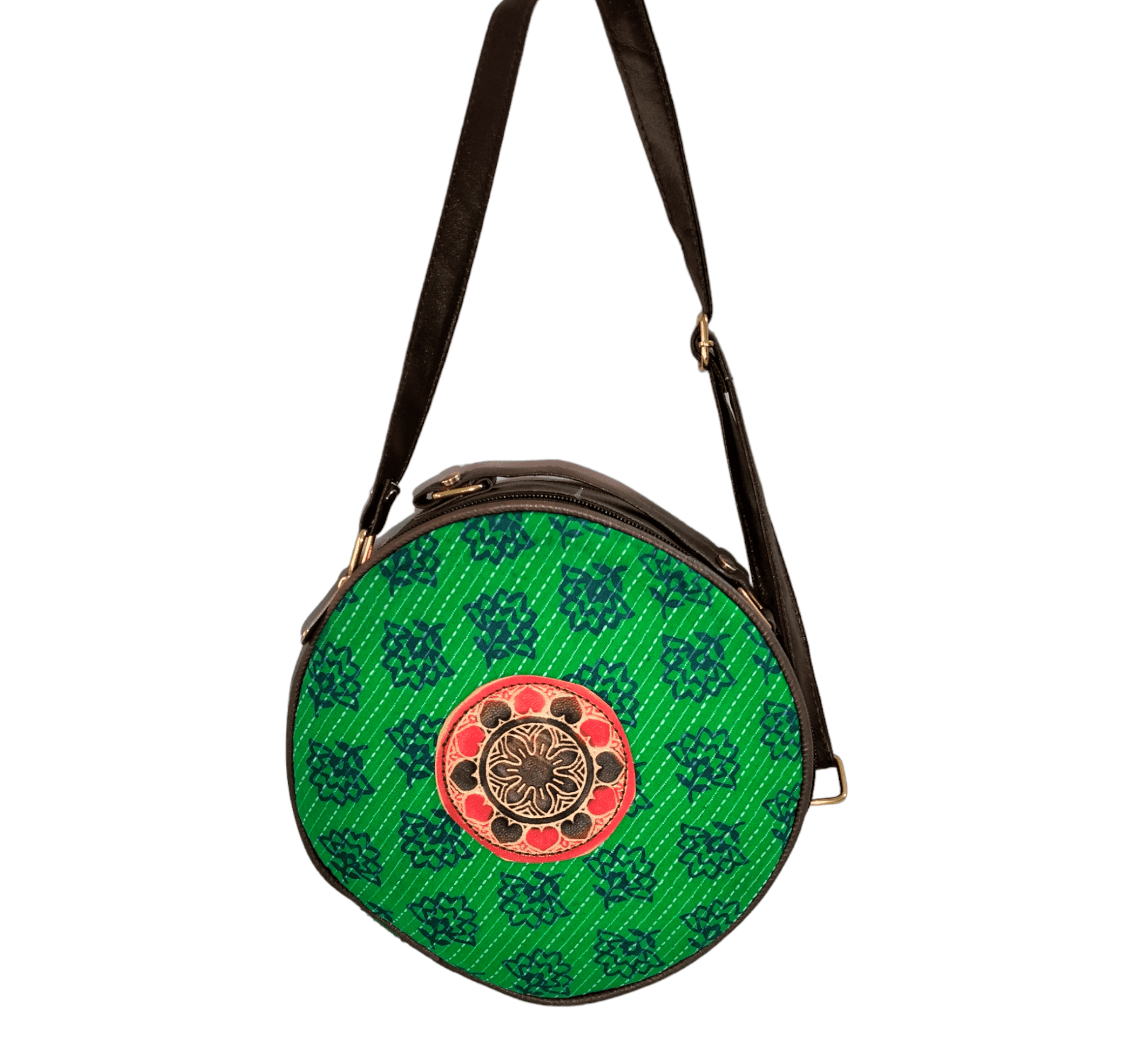 Stylish shantiniketan trendy round sling bag for women - AP BAG BHANDAR