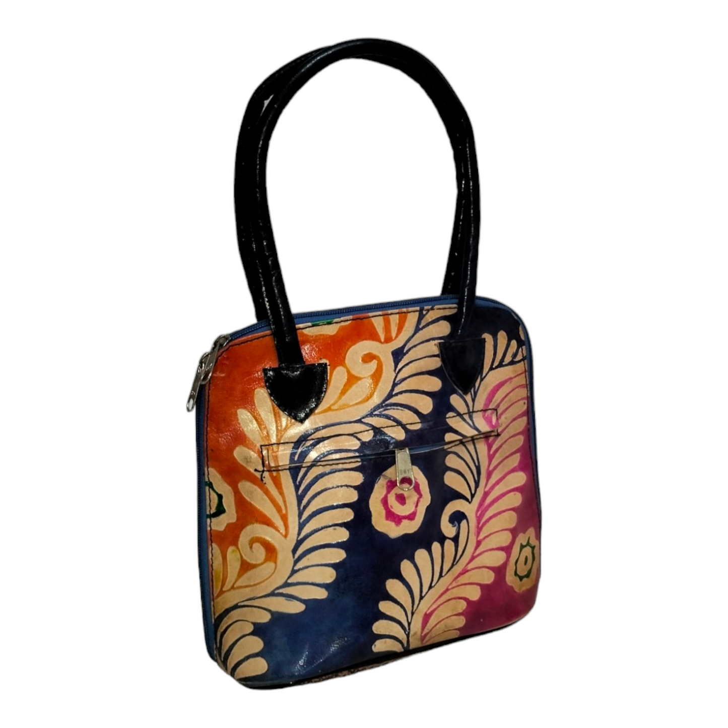 Traditional Shantiniketan Mini Handbag for Women with Ethnic Charm