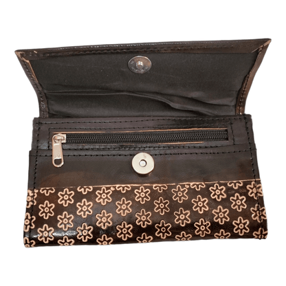 Traditional Shantiniketan Small Purse for Women - Handcrafted Indian Clutch with Ethnic Charm - AP BAG BHANDAR