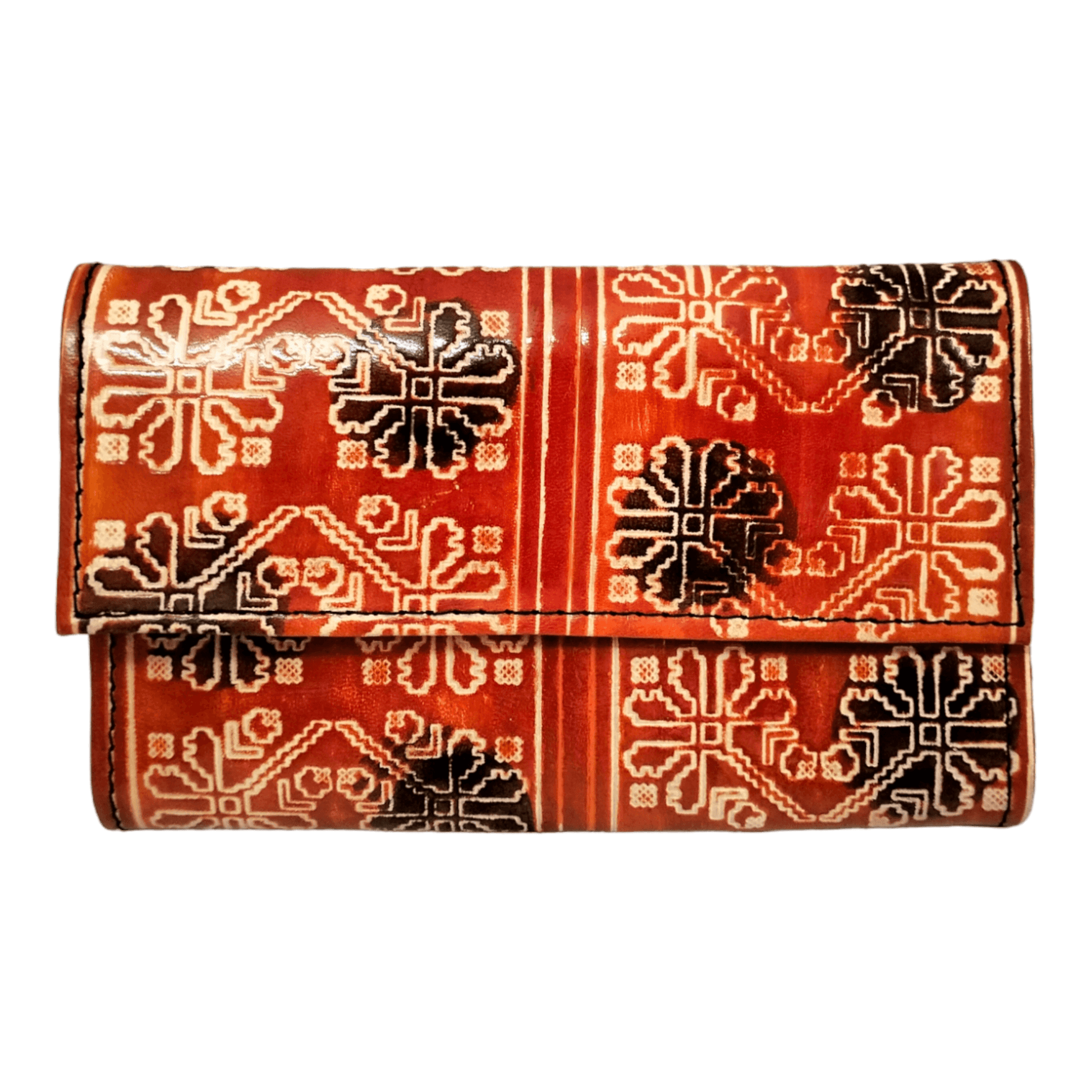 Traditional Shantiniketan Small Purse for Women - Handcrafted Indian Clutch with Ethnic Charm - AP BAG BHANDAR