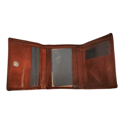 Men's Shantiniketan Style 3 Fold Wallet Purse - Handcrafted - AP BAG BHANDAR