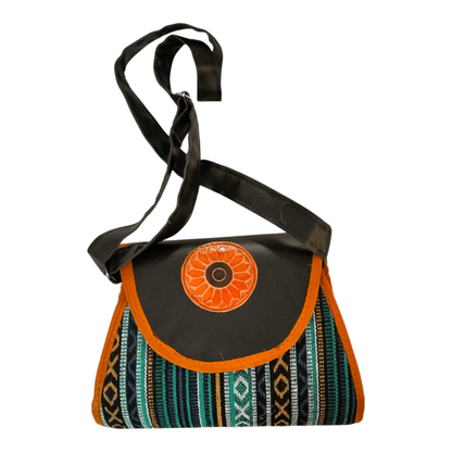 Women's Shantiniketan Style Sling Bag - Traditional Indian Design - AP BAG BHANDAR