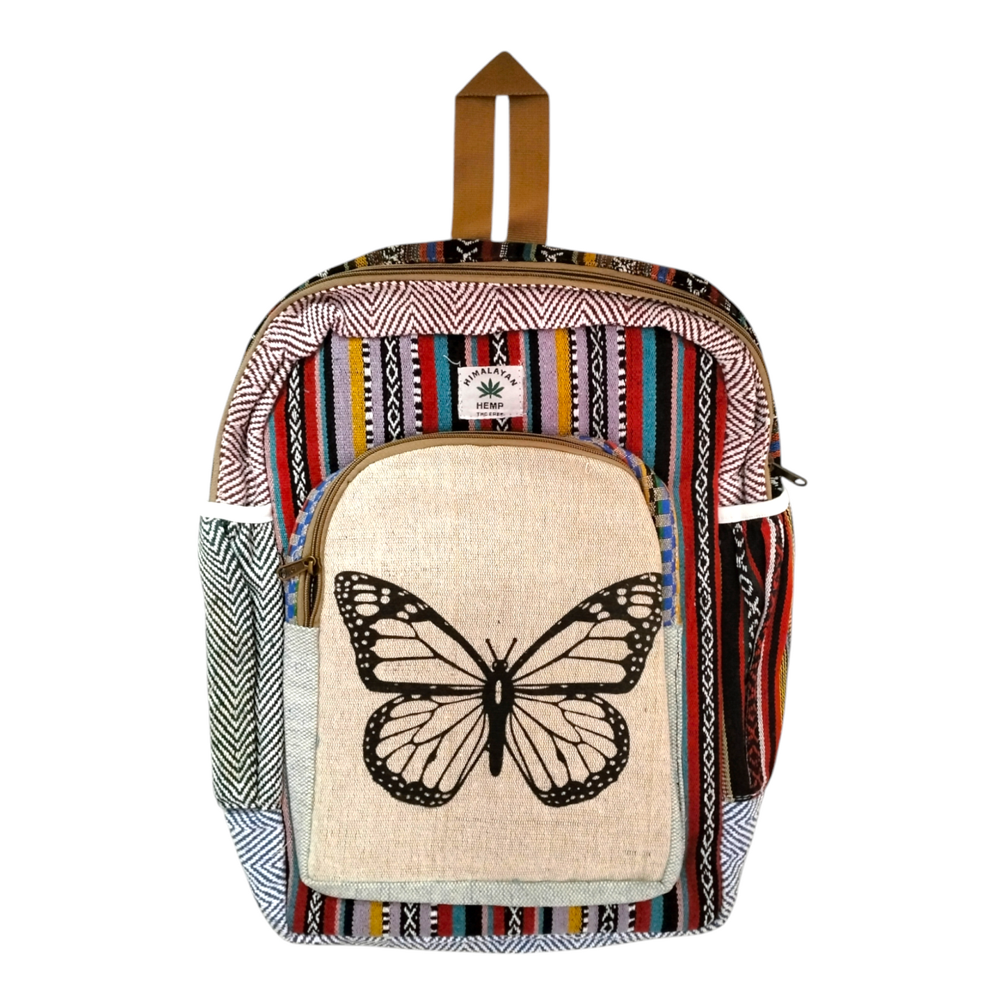 Handcrafted Traditional Shantiniketan Cotton Backpack – Artisanal & Stylish