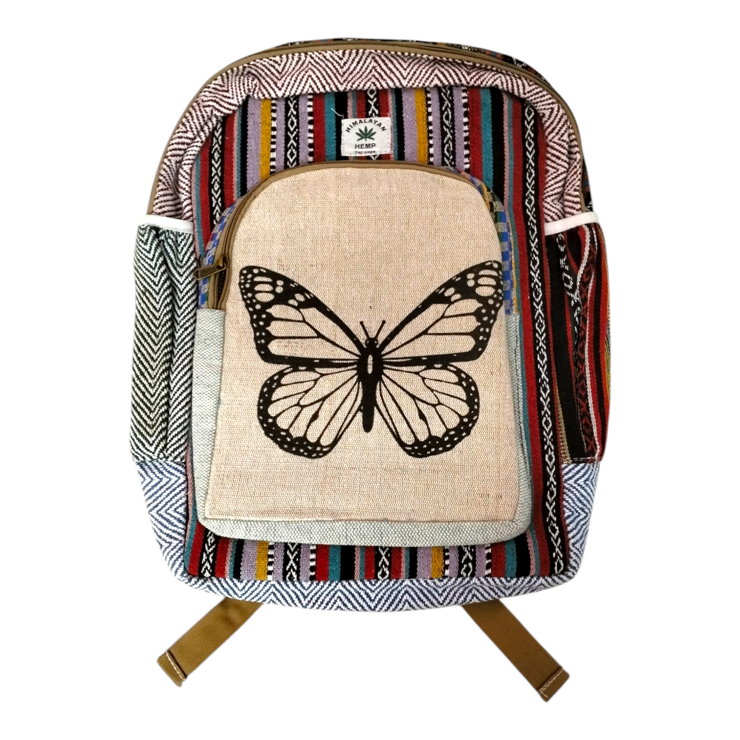 Handcrafted Traditional Shantiniketan Cotton Backpack – Artisanal & Stylish