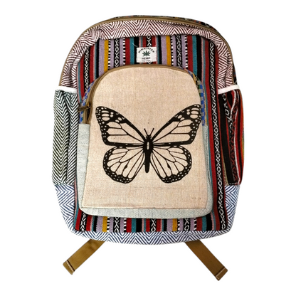 Handcrafted Traditional Shantiniketan Cotton Backpack – Artisanal & Stylish