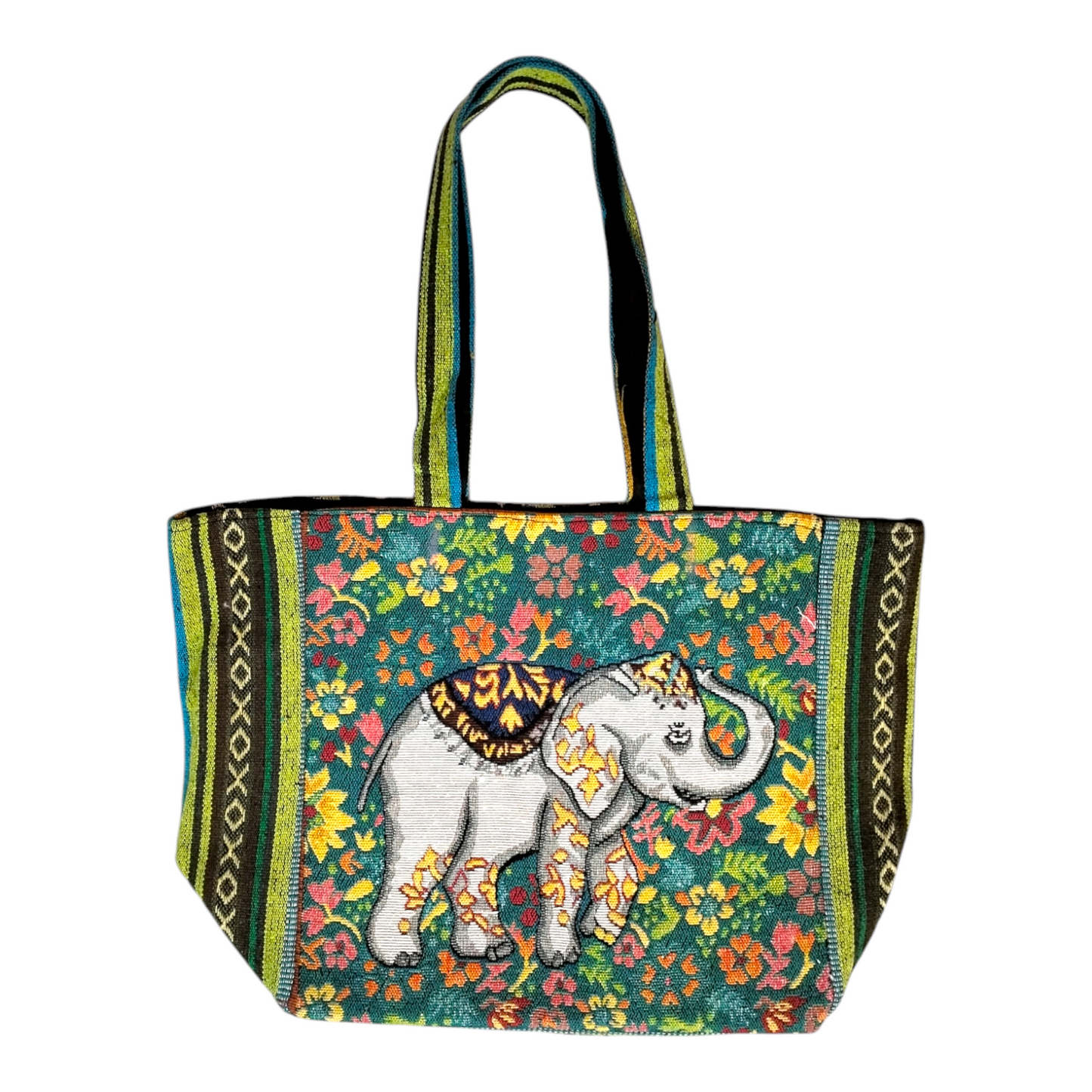 Handcrafted Shantiniketan Cotton Tote Bag – Traditional Bengali Art