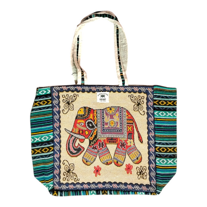 Handcrafted Shantiniketan Cotton Tote Bag – Traditional Bengali Art