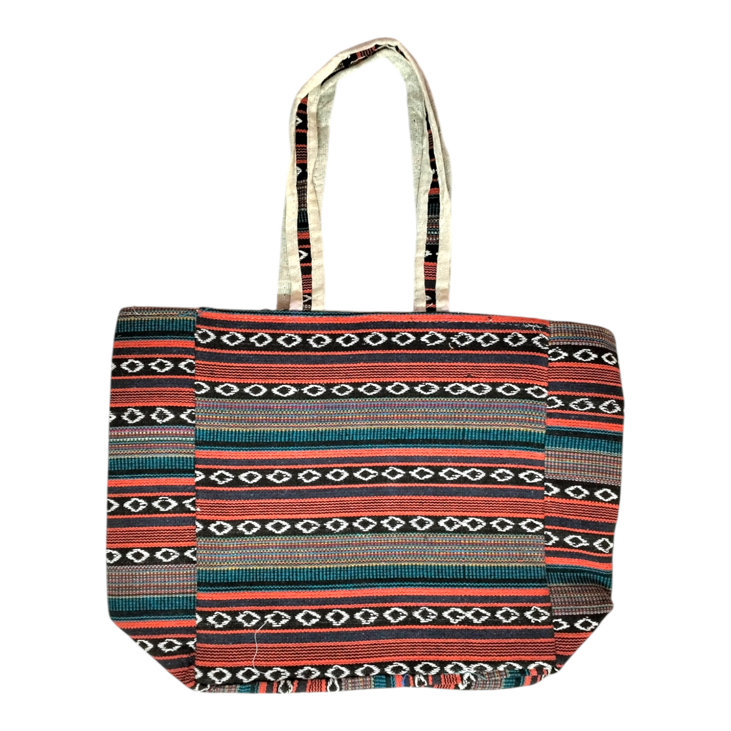 Handcrafted Shantiniketan Cotton Tote Bag – Traditional Bengali Art