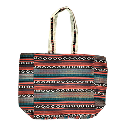 Handcrafted Shantiniketan Cotton Tote Bag – Traditional Bengali Art
