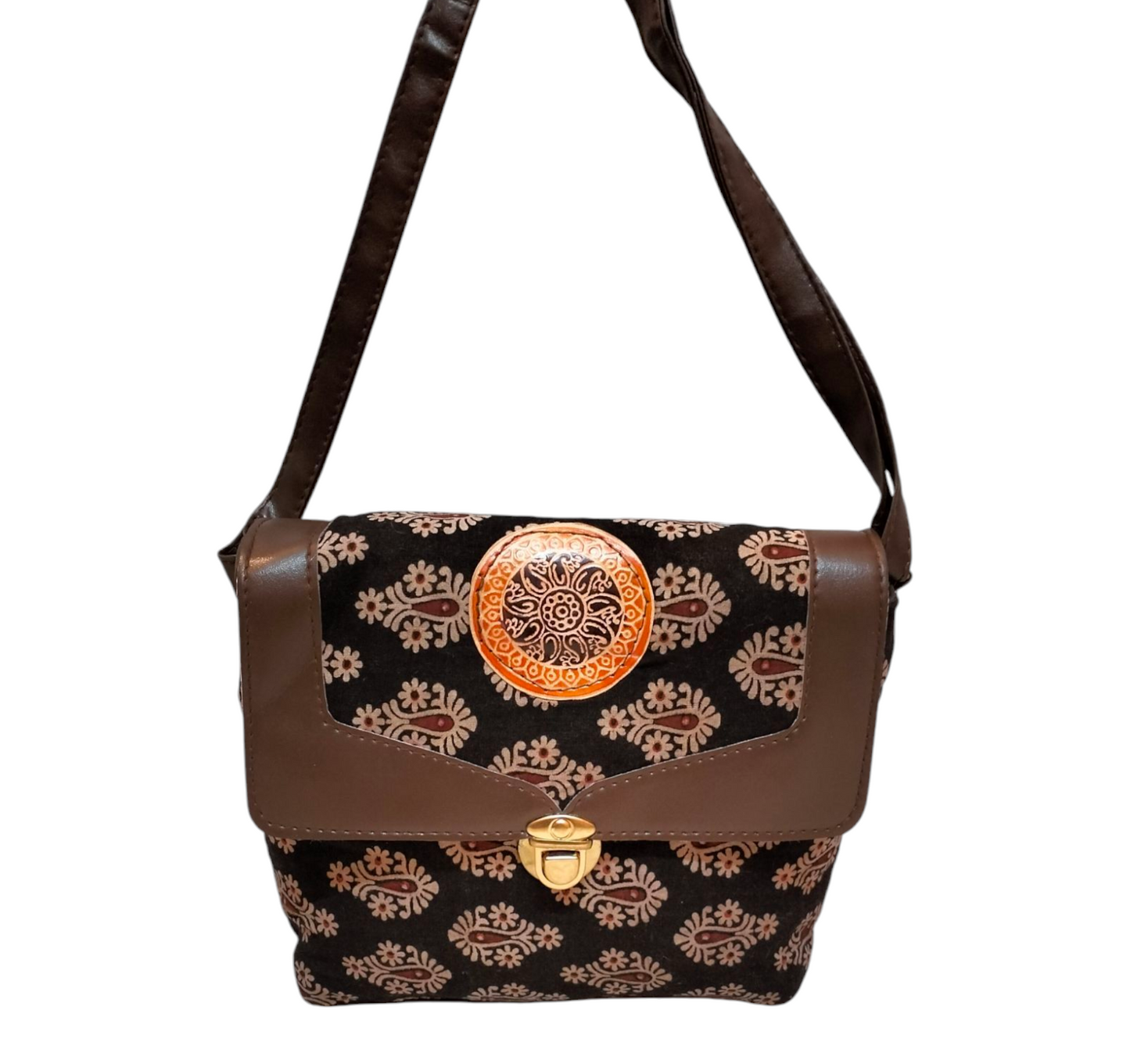 Shantiniketan Traditional Sling Bag – Handcrafted Ethnic Bag for Women