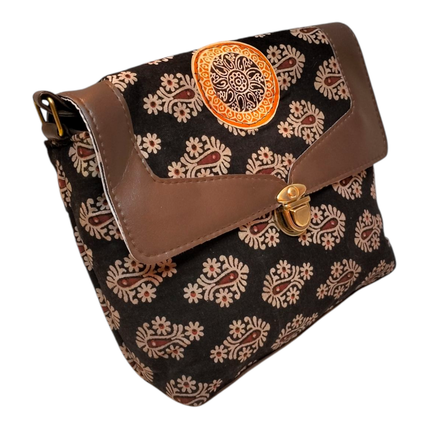 Shantiniketan Traditional Sling Bag – Handcrafted Ethnic Bag for Women