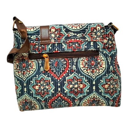 Traditional Bengal Sling Bag for Women - Shantiniketan Style Handmade