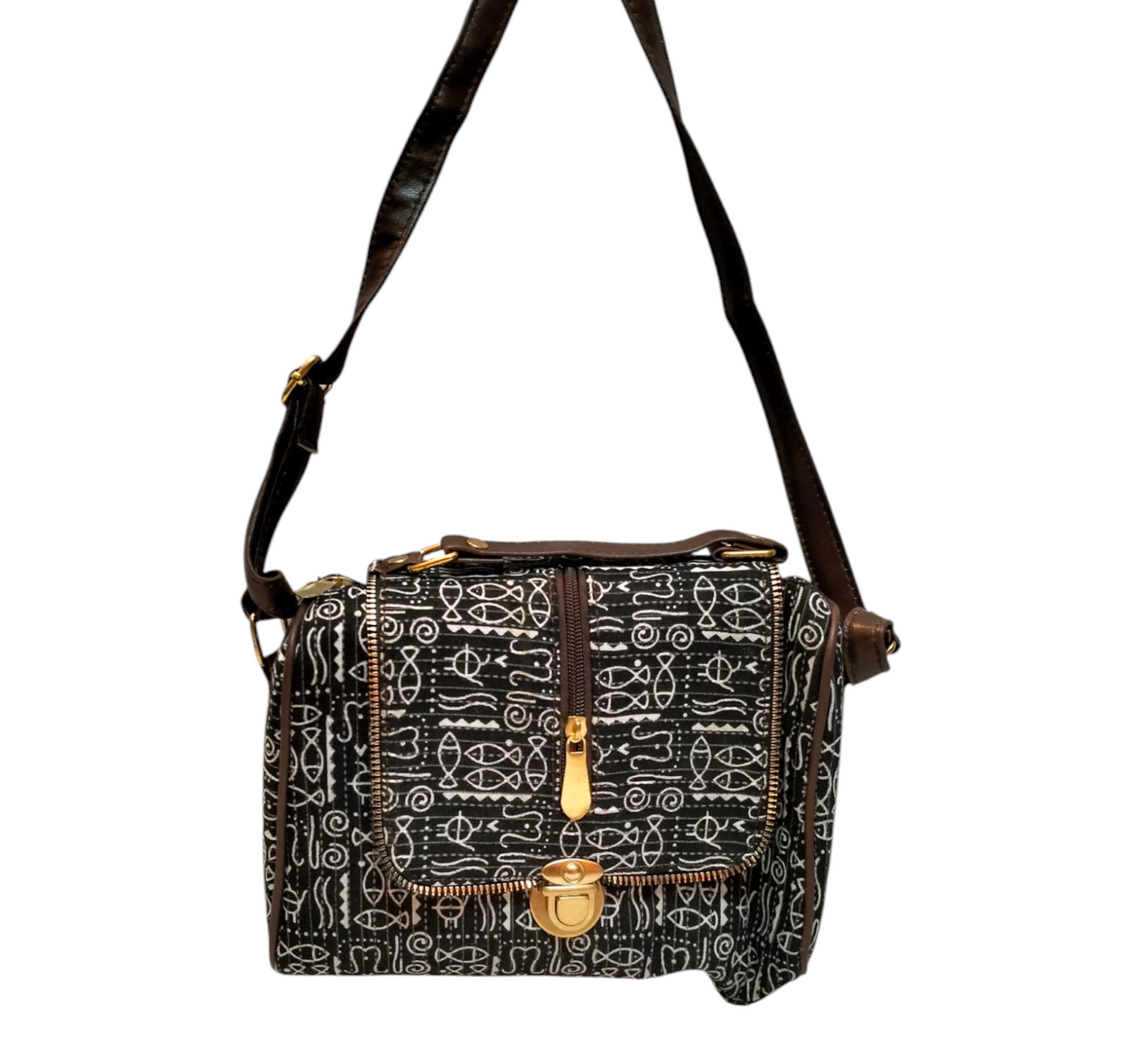 Traditional Bengal Sling Bag for Women - Shantiniketan Style Handmade