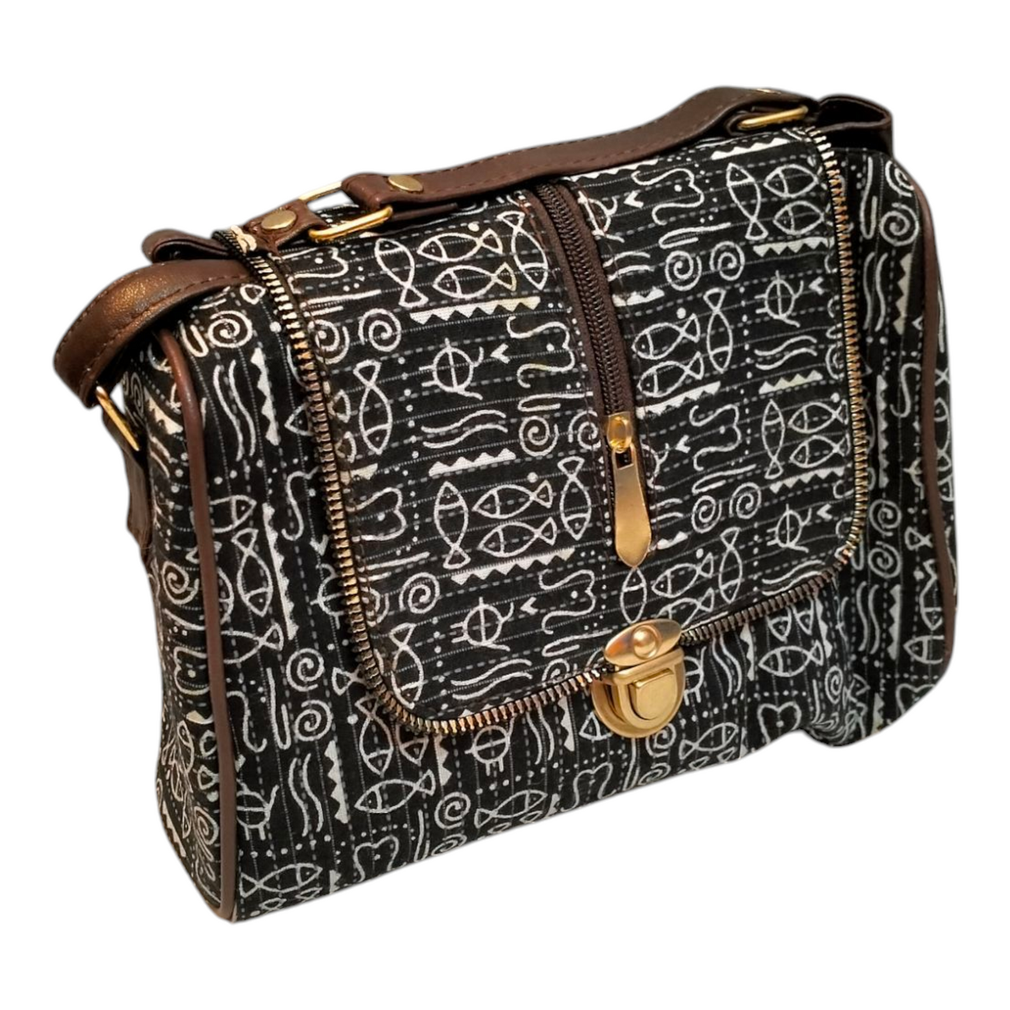 Traditional Bengal Sling Bag for Women - Shantiniketan Style Handmade