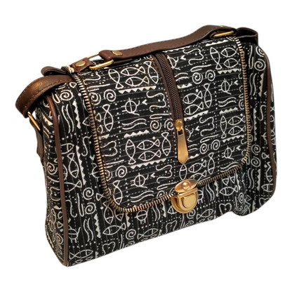 Traditional Bengal Sling Bag for Women - Shantiniketan Style Handmade