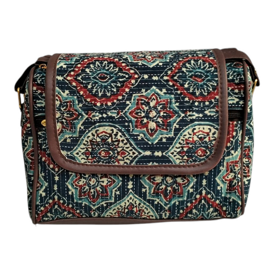 Traditional Shantiniketan Sling Bag for Women Handcrafted Elegance