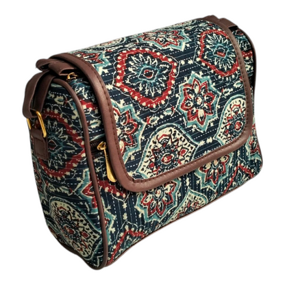 Traditional Shantiniketan Sling Bag for Women Handcrafted Elegance