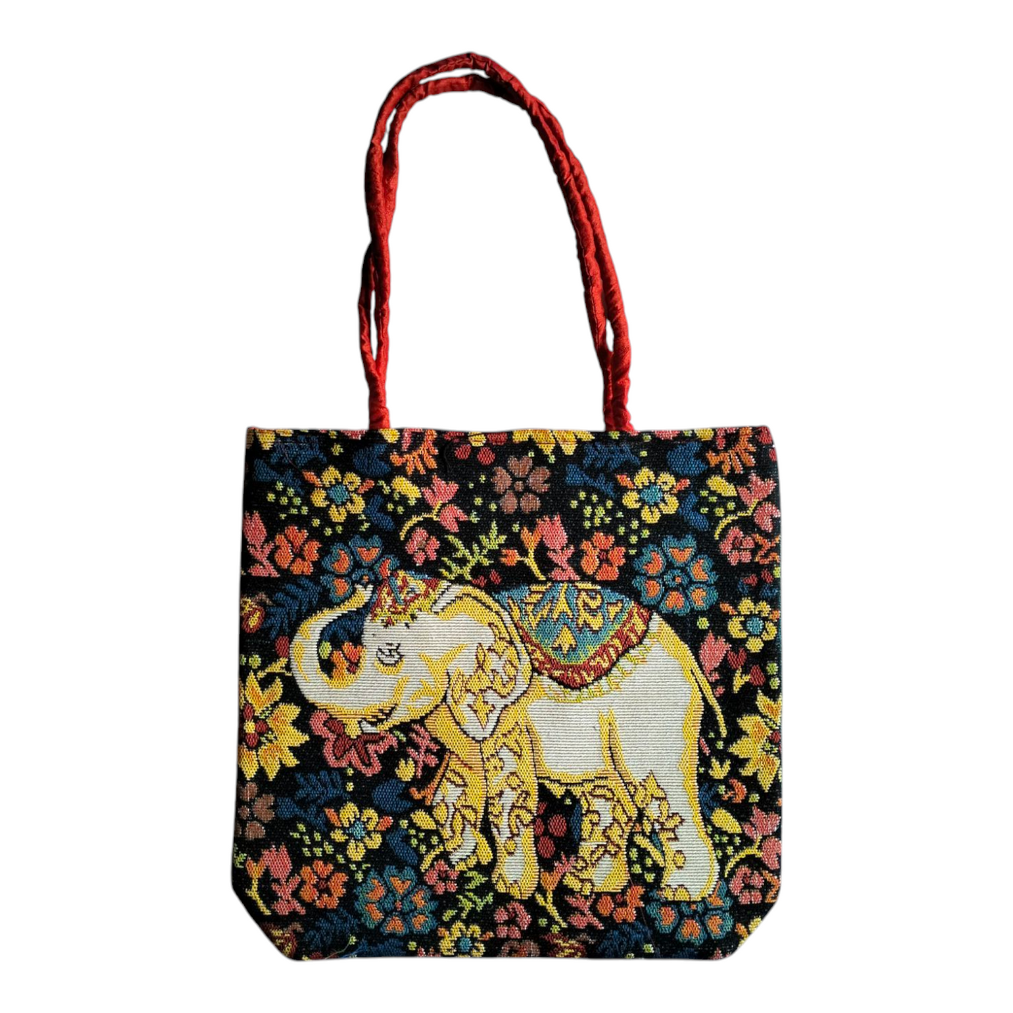 Handcrafted Shantiniketan Tote Bag – Colorful Traditional Design for Women