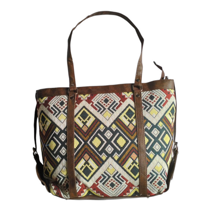 Traditional Shantiniketan Shoulder Bag for Women – Large, Spacious & Handcrafted with Ethnic Charm