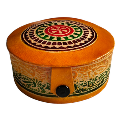 Traditional Shantiniketan Handcrafted Jewellery Box for Women Small Size Pack of 2