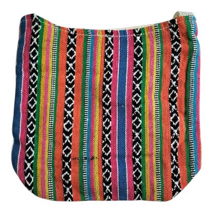 Shantiniketan Style Cotton Sling Bag – Himalayan Hemp Jhola Bag for Women