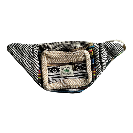 Handcrafted Shantiniketan Sling Bag for Women – Cotton & Pure Hemp Crossbody Style