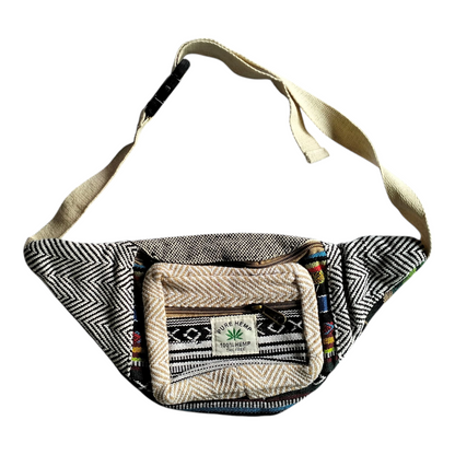 Handcrafted Shantiniketan Sling Bag for Women – Cotton & Pure Hemp Crossbody Style