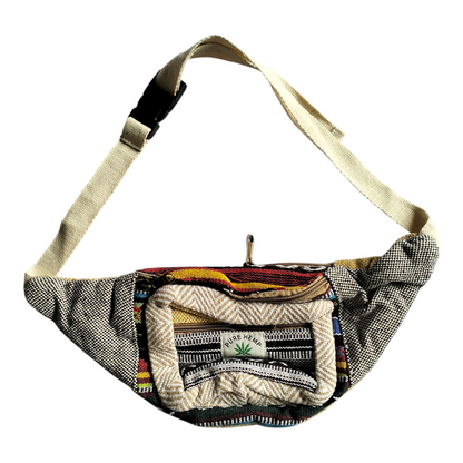 Handcrafted Shantiniketan Sling Bag for Women – Cotton & Pure Hemp Crossbody Style