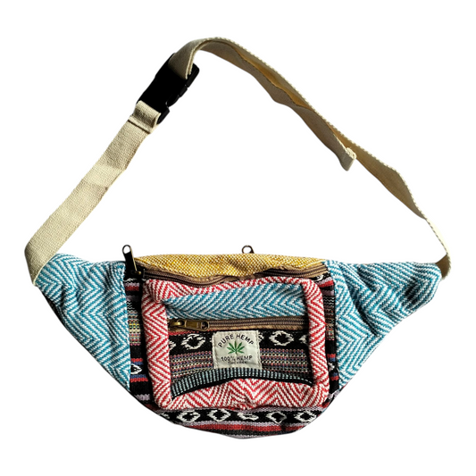 Handcrafted Shantiniketan Sling Bag for Women – Cotton & Pure Hemp Crossbody Style