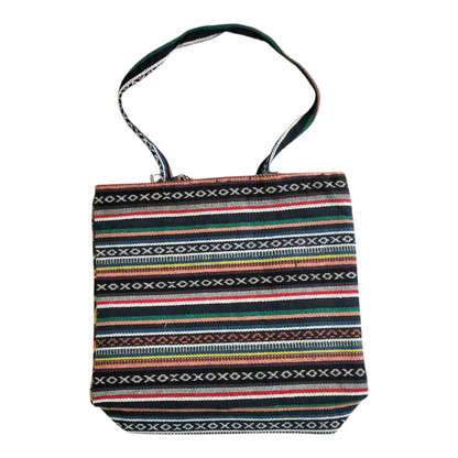 Handcrafted Shantiniketan Tote Bag – Colorful Traditional Design for Women