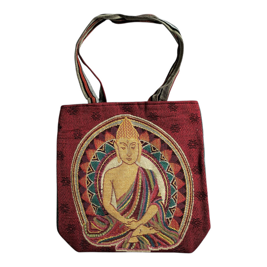 Handcrafted Shantiniketan Tote Bag – Colorful Traditional Design for Women