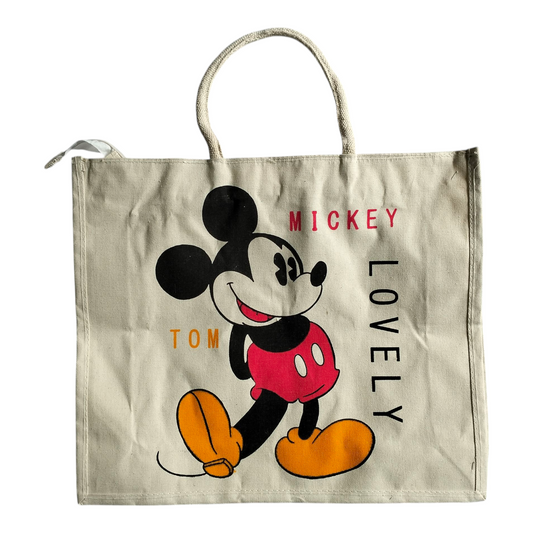 Shantiniketan Jute Tote Bag - Spacious Printed Design Eco-Friendly