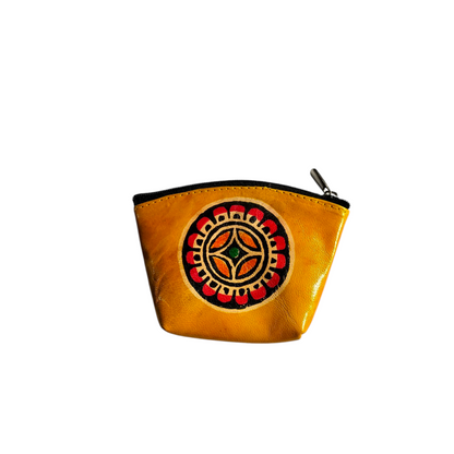 Traditional Shantiniketan Small Pouch Bags – Pack of 4, Handcrafted & Art-Inspired