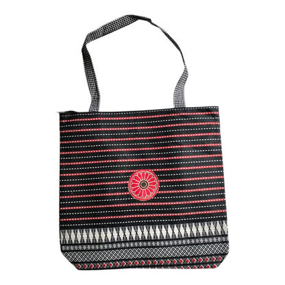 Traditional Shantiniketan Cotton Tote – Handmade Ethnic Shoulder Bag for Daily Use