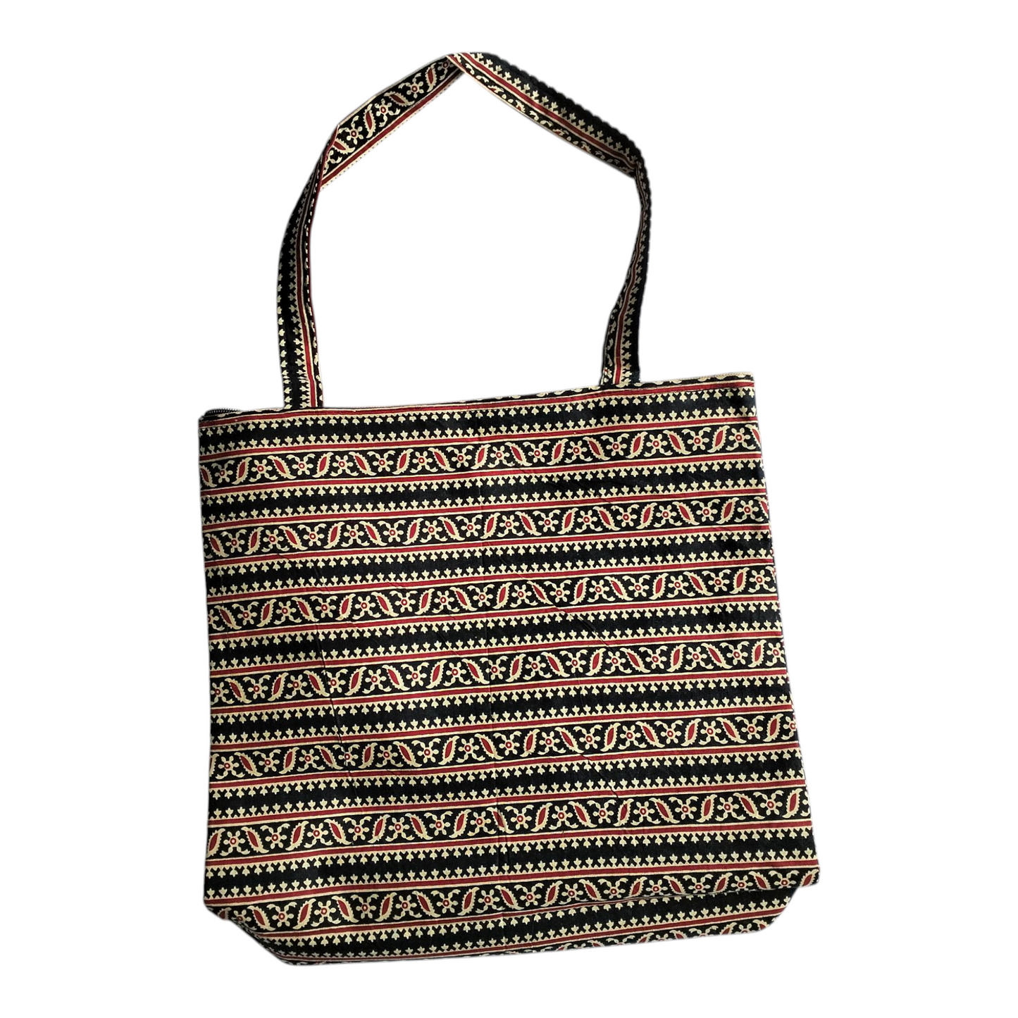 Traditional Shantiniketan Cotton Tote – Handmade Ethnic Shoulder Bag for Daily Use