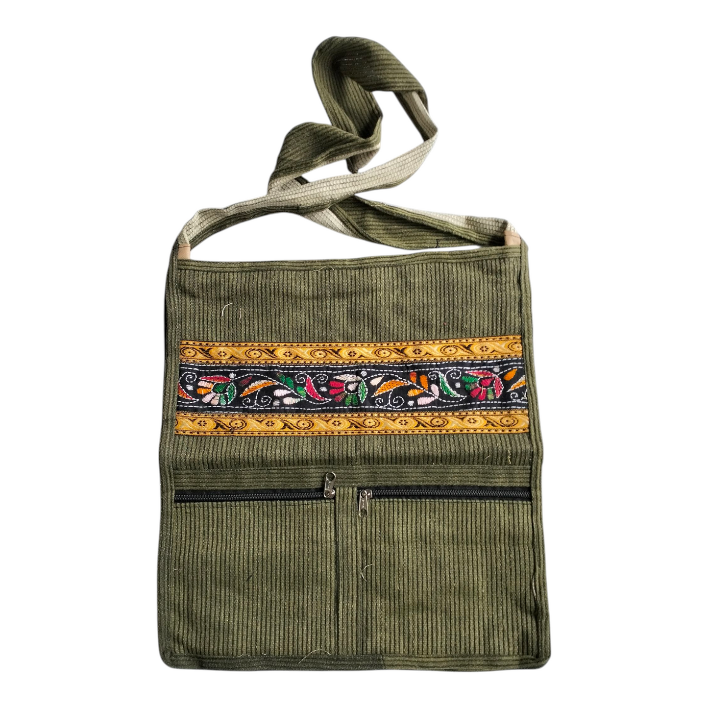 Shantiniketan Style Cotton Sling Jhola Bag