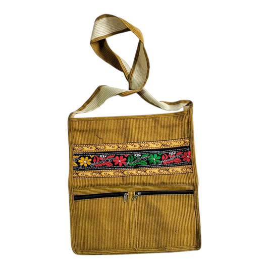 Shantiniketan Style Cotton Sling Jhola Bag