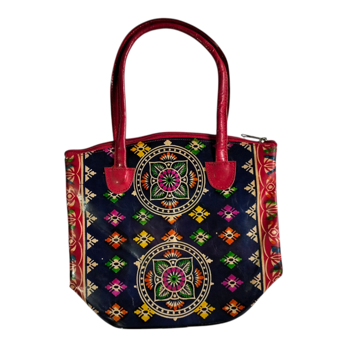 Pack of 2 Mini Handbags Traditional Ethnic Design-Handcrafted Ethnic Bags for Women Shantiniketan Style