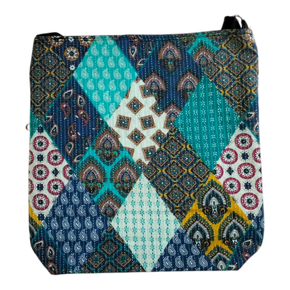Traditional Shantiniketan Handmade Crossbody Sling Bag – Traditional Art for Women