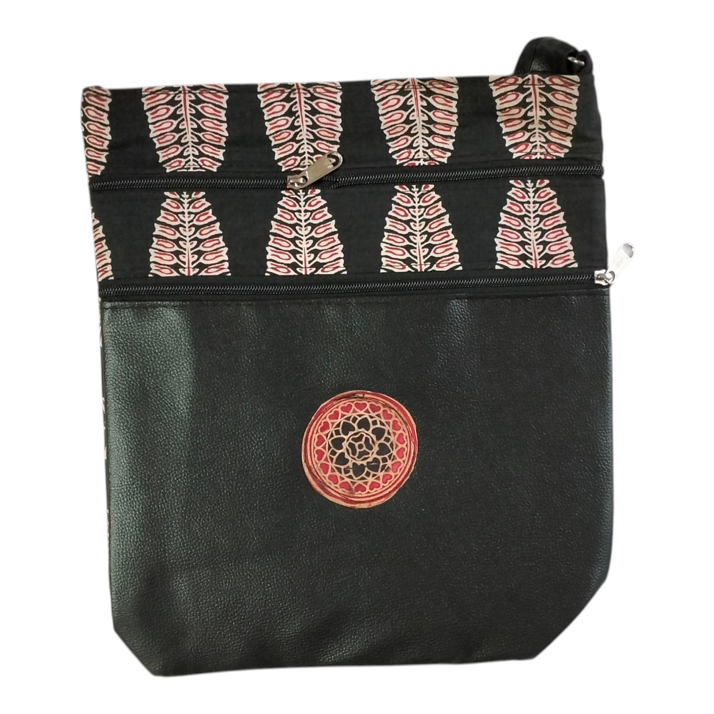 Traditional Shantiniketan Handmade Crossbody Sling Bag – Traditional Art for Women