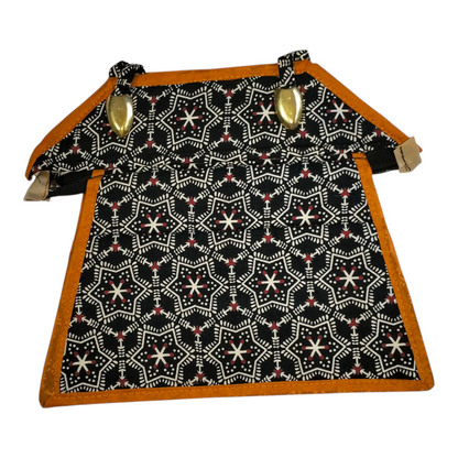 Traditional Shantiniketan Design Cotton Handbag for Women | Ethnic Small Size
