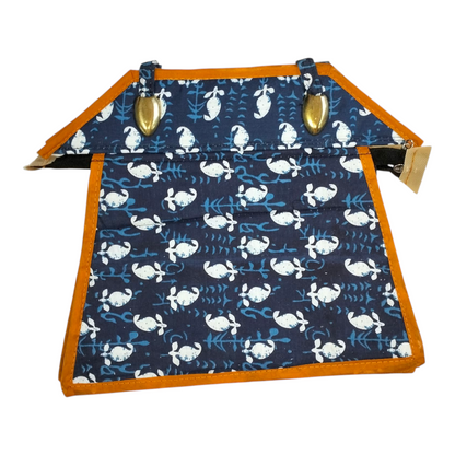 Traditional Shantiniketan Design Cotton Handbag for Women | Ethnic Small Size
