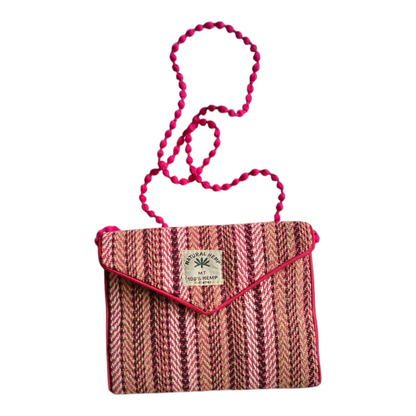 Traditional Shantiniketan Pure Hemp Cotton Sling Bag for Women
