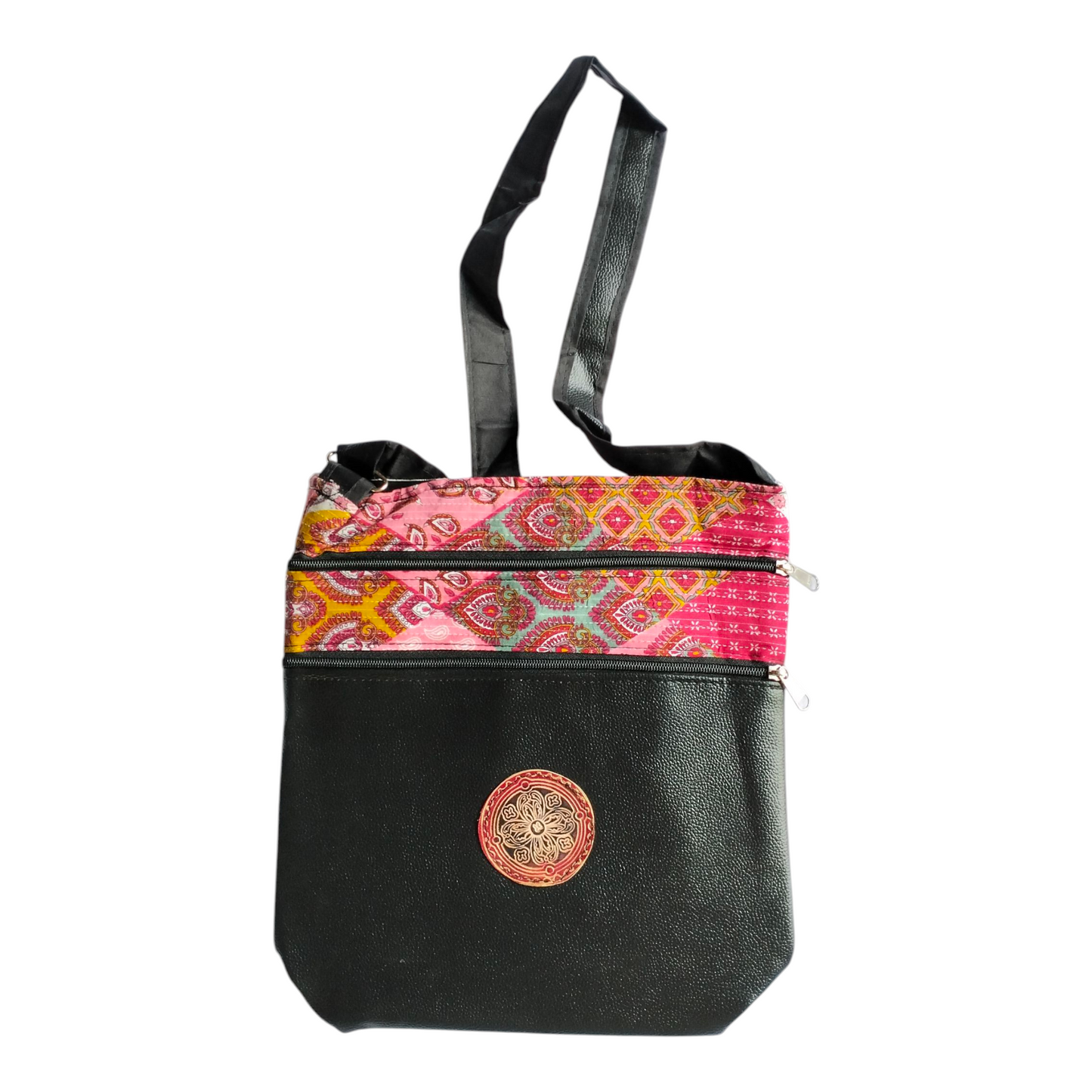 Traditional Shantiniketan Handmade Crossbody Sling Bag – Traditional Art for Women