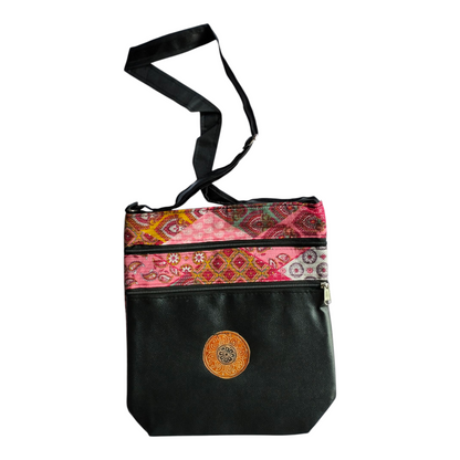 Traditional Shantiniketan Handmade Crossbody Sling Bag – Traditional Art for Women