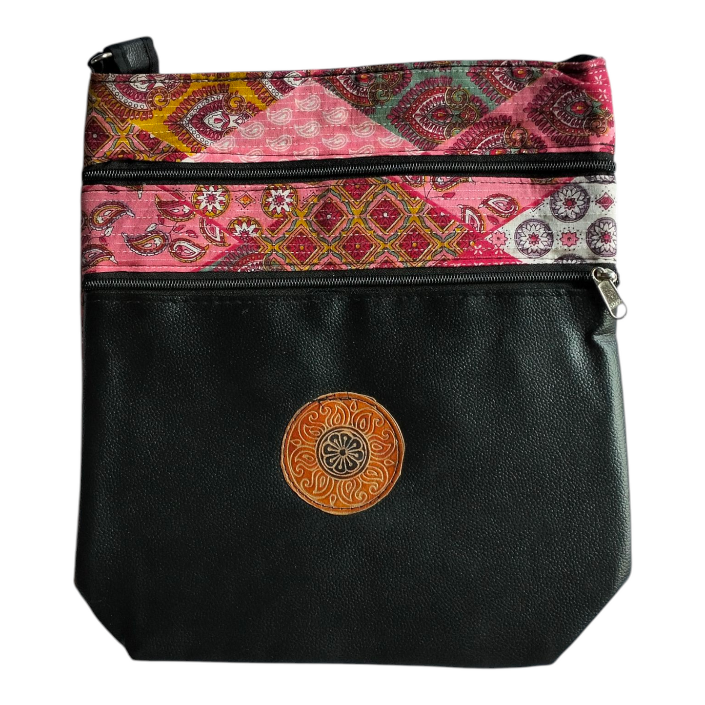 Traditional Shantiniketan Handmade Crossbody Sling Bag – Traditional Art for Women