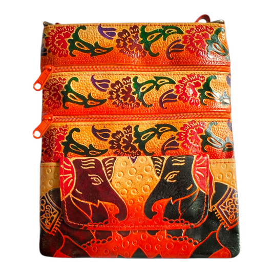 Traditional Crossbody Sling Bag Small Size for Women | Art of Shantiniketan