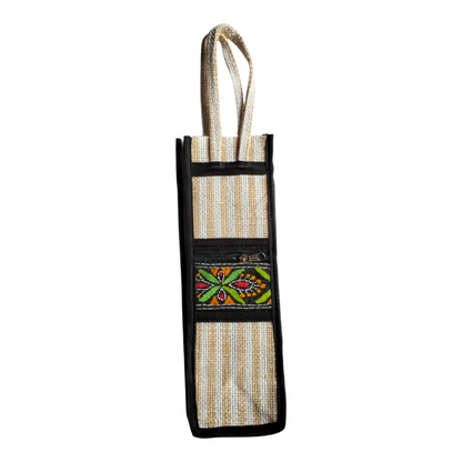 Eco-Friendly Jute Water Bottle Bag – Pack of 2 | Reusable & Durable Carry Bags for 1 Litre Bottles