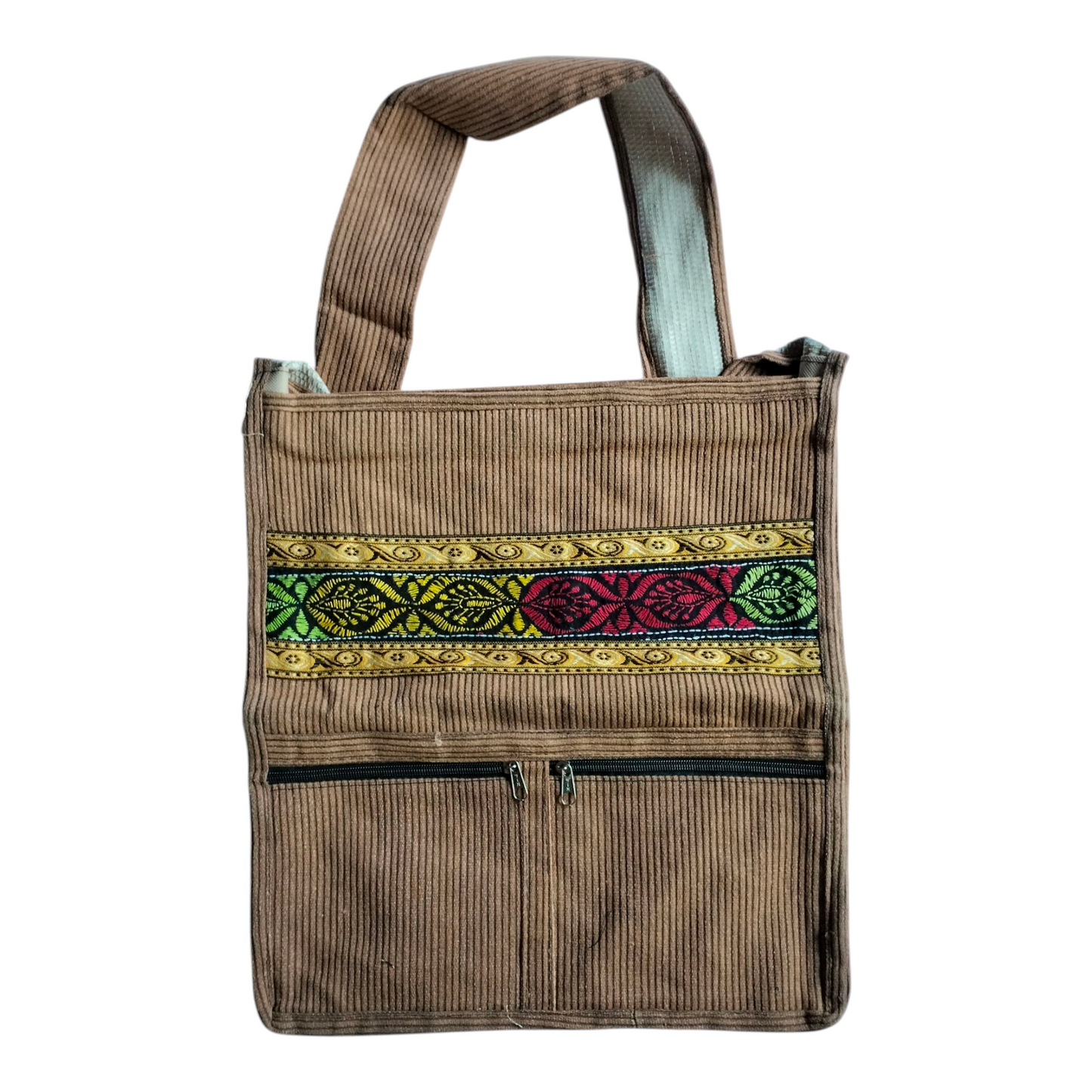 Handcrafted Traditional Shantiniketan Style Cotton Sling Jhola Bag | Crossbody Ethnic & Eco-Friendly